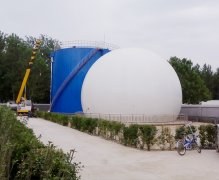 單縣1000立方雙膜氣柜沼氣工程